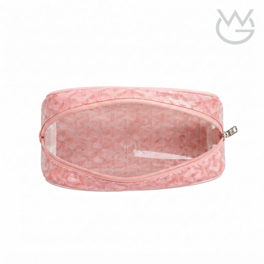 Goyard Goyardine Cosmetic Toiletry Pouch Set – Pink - View 2