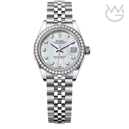 Rolex Lady-Datejust – Mother-of-Pearl Dial & Diamond Bezel - View 1