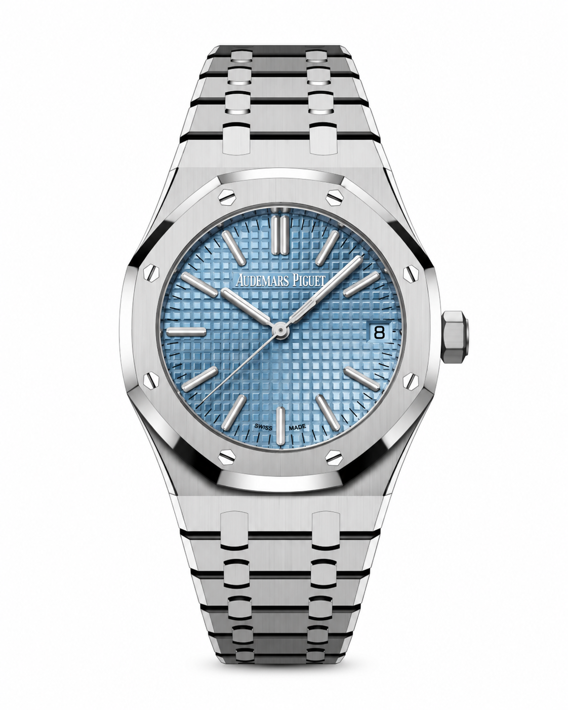 Royal Oak Self Winding Stainless Steel - Light Blue Dial